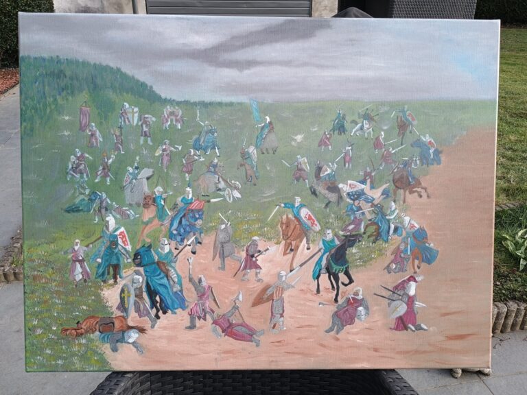 The battle